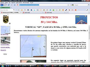 PROYECTOS ANTENAS 50 Mhz.. y 144 Mhz.